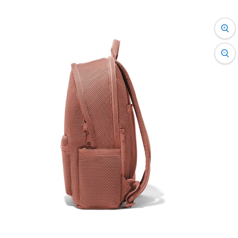 Dagne Dover Dakota Mesh Backpack in Dusty Rose - Picture 4 of 7